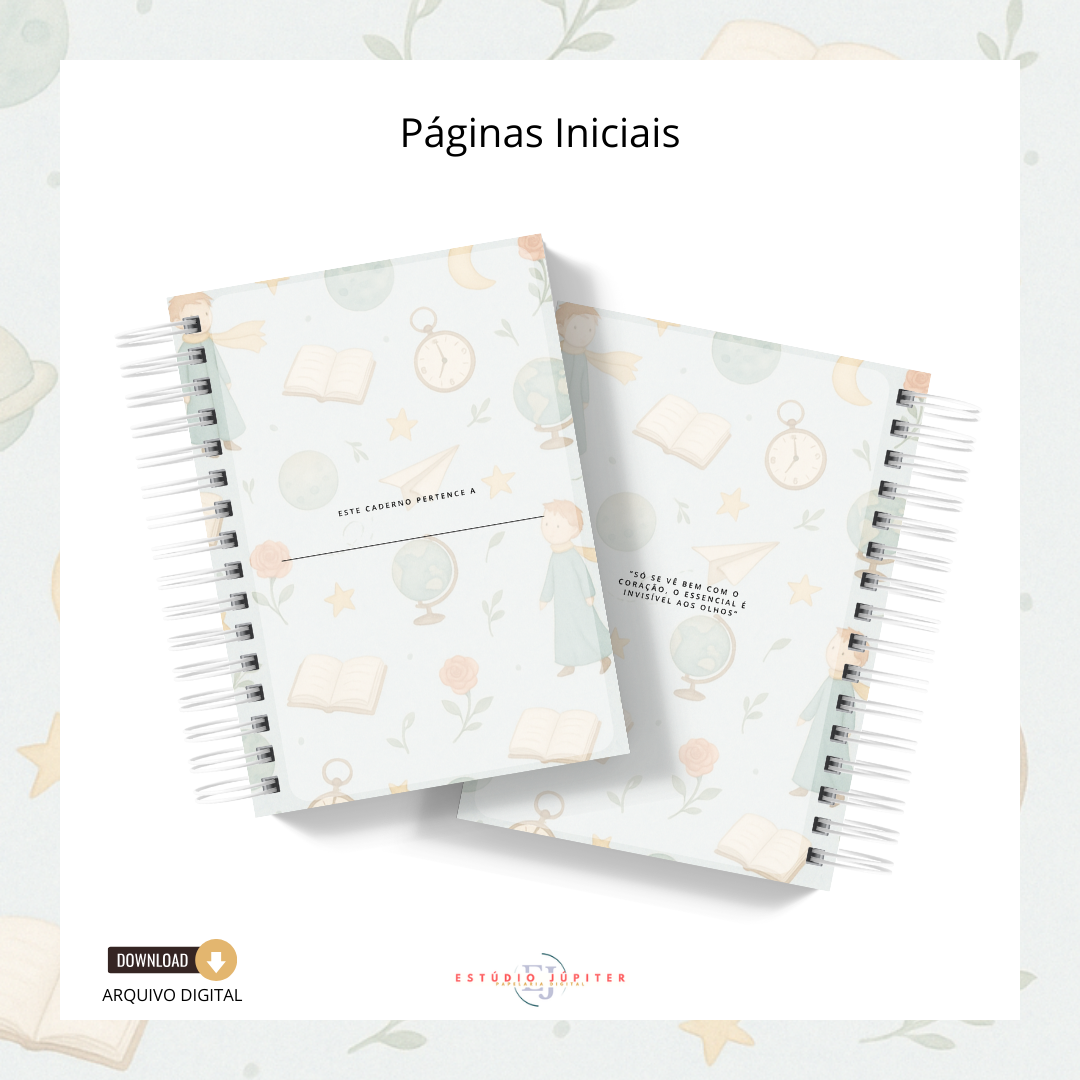 Caderno A5 - Pequeno Príncipe