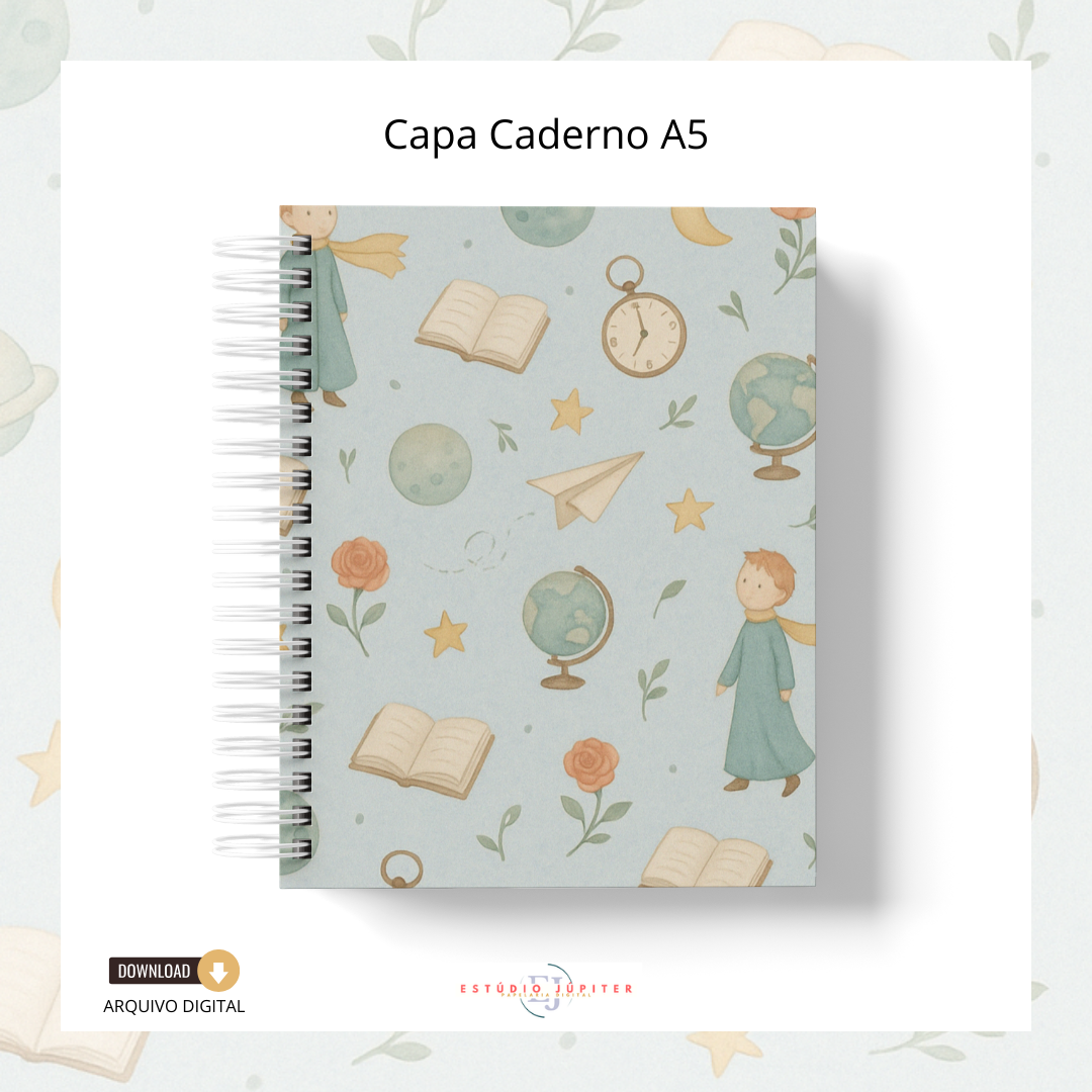 Caderno A5 - Pequeno Príncipe